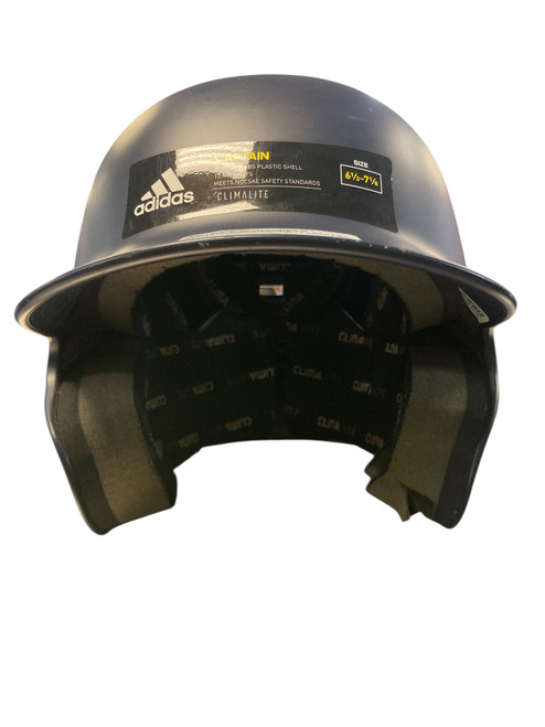 Vist Large View of Product Image Which is Used Adidas CAPTAIN BATTING HELMET Batting Helmet No Mask Navy Blue MD