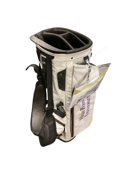 Used Ping HIGH POINT STAND BAG Mens Stand Bag Grey 11884-S000048917
