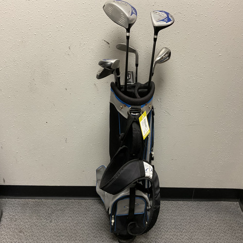 Used Tour Edge HP 25 Teen Package Set LH Black And Carolina Blue 8 Piece 11855-S000188011