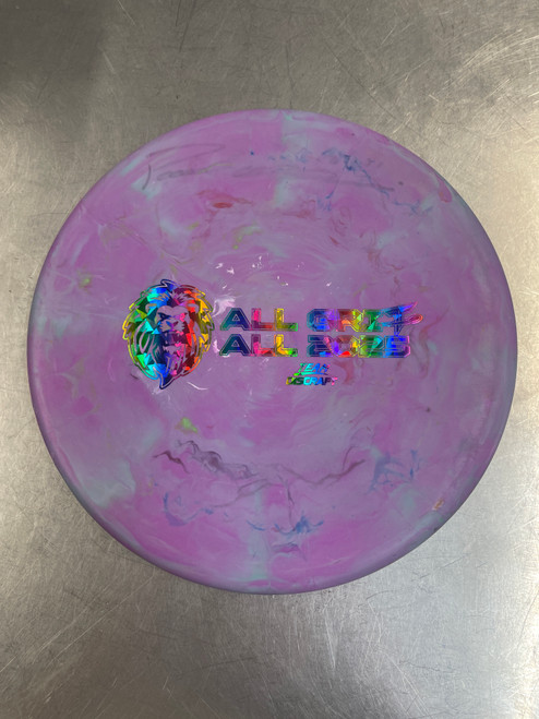 Used Discraft ALL GRIT Disc Golf Putter Purple 11831-S000028732