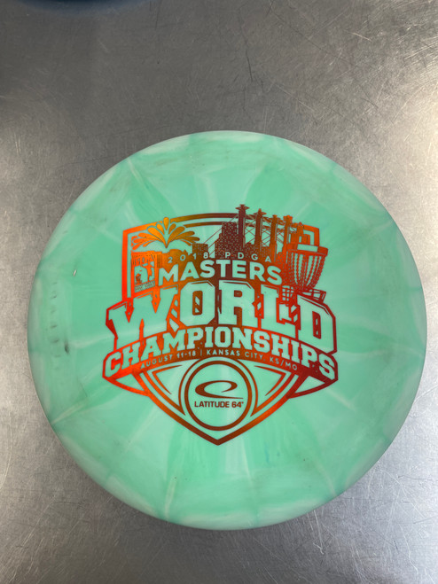 Used Latitude 64 2018 MASTERS Disc Golf Putter Green 11831-S000028739