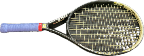 Vist Large View of Product Image Which is Used Wilson HYPER CARBON 5.3 Adult Tennis Racquet Black 4 1/2"