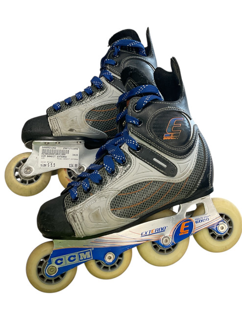 Used CCM BANDIT EXTERNO Senior Aggressive Skates Black Senior 5.5 11856-S000021262