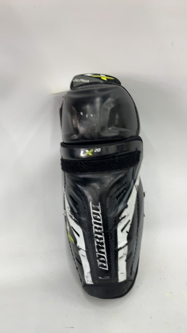 Vist Large View of Product Image Which is Used Warrior LX 20 Junior Shin Guards Black 12" 11871-S000019132