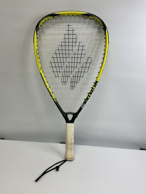 Vist Large View of Product Image Which is Used Ektelon POWERING FREAK Adult Racquetball Racquet Black Unknown