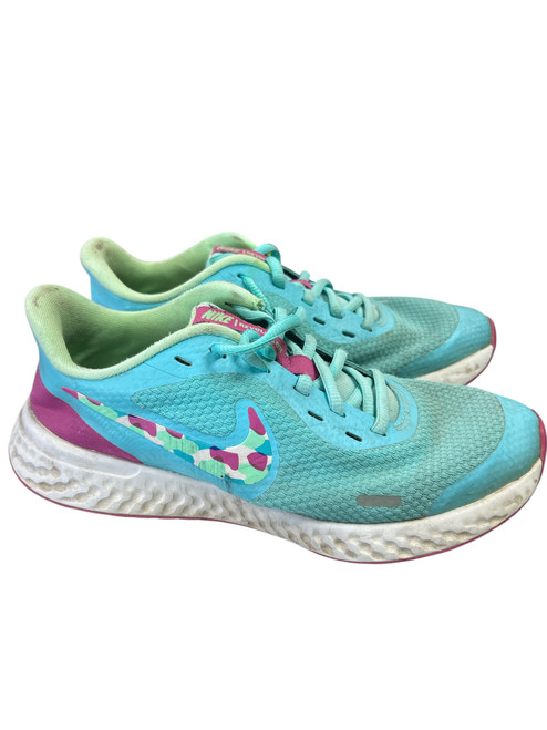 Vist Large View of Product Image Which is Used Nike REVOLUTION Running/X-Train Shoes Y Turquoise Junior 05 11862-S000089866