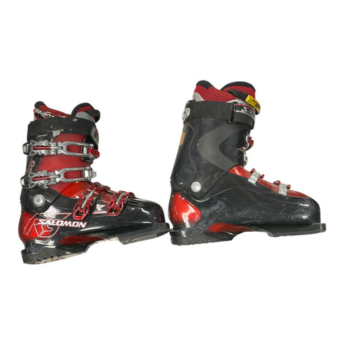Used Salomon ENERGIZER 80 Mens DH Ski Boot Black 255 MP - M07.5 - W08.5 11362-S000161476