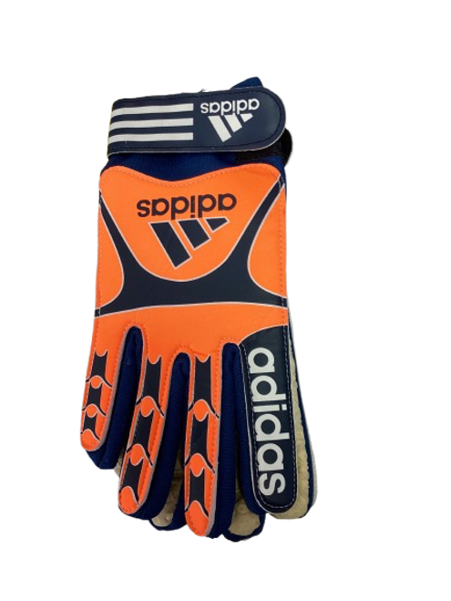 Used Adidas SOCCER GOALIE GLOVES Soccer Goalie Gloves Orange 7 11853-S000123254