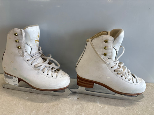 Vist Large View of Product Image Which is Used Jackson ELLE Girls Figure Skate White Junior 01.5 11858-S000077280