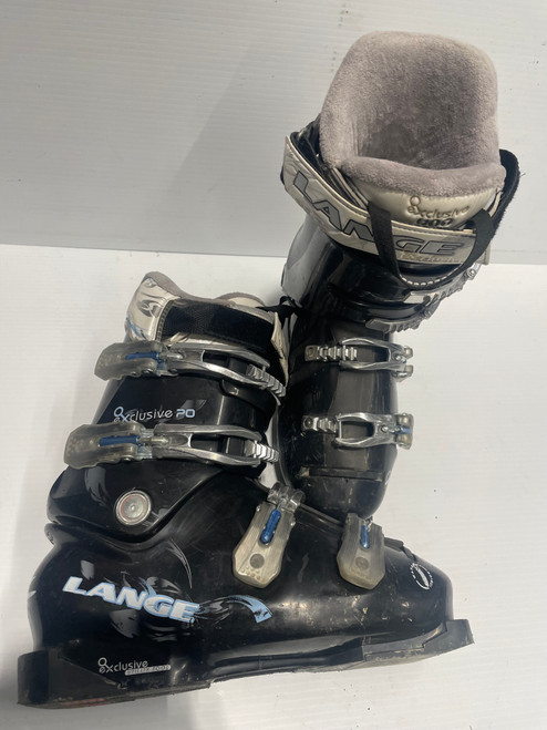Vist Large View of Product Image Which is Used Lange EXCLUSIVE 70 Womens DH Ski Boot Black 265 MP - M08.5 - W09.5