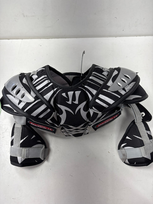 Vist Large View of Product Image Which is Used Warrior ADRENALINE 7.0 Lacrosse Shoulder Pads Grey SM 11891-S000304537