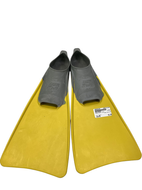 Used SWIM TUFF Underwater Fins Yellow MD 11347-S000251287