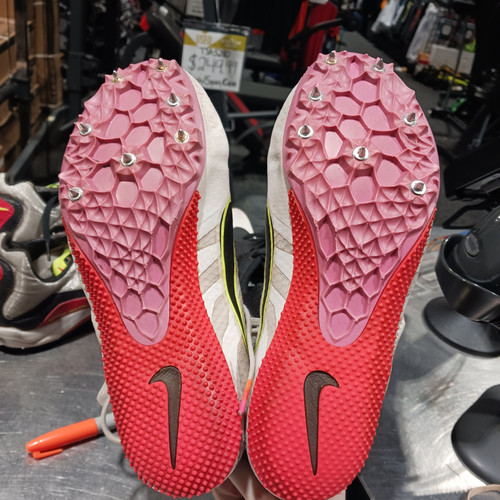 Vist Large View of Product Image Which is Used Nike Track & Field Cleats Adult White Senior 7