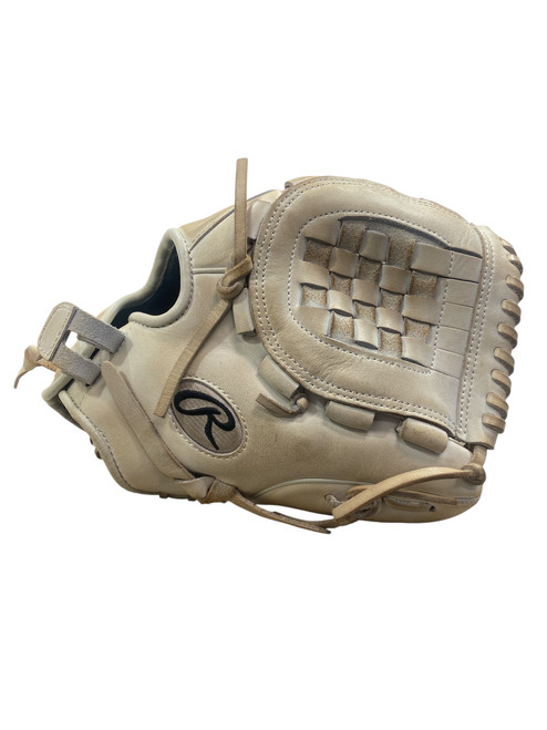 Used Rawlings LIBERTY ADVANCED RH Throw Fastpitch Gloves White 11 1/2" 11471-S000161857
