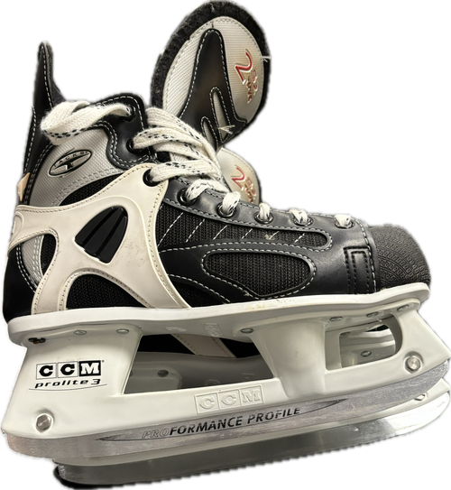 Vist Large View of Product Image Which is Used CCM 252 TACKS Senior Hockey Skate Black Senior 5