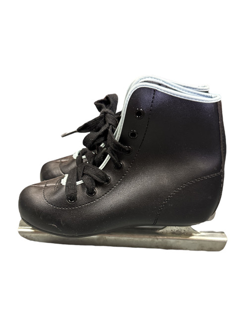 Vist Large View of Product Image Which is Used BLACK DOUBLE BLADE 13K Double Runner Skate Black Youth 13.0