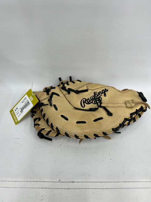 Vist Large View of Product Image Which is Used Rawlings GG ELITE BB/SB First Base RH Throw Brown 13" 11871-S000019178