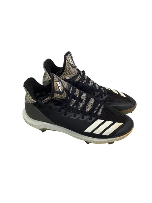 Used Adidas 3 BLACK STRIPE BB CLEATS BB/SB Cleats Black Senior 10 11347-S000251304
