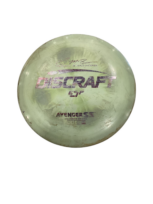 Used Discraft PM ESP AVENGER SS Disc Golf Driver Green 11884-S000048956