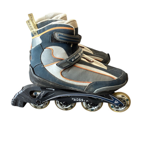 Vist Large View of Product Image Which is Used Ultra Wheels Senior Rec Fitness Skates Navy Blue Senior 12