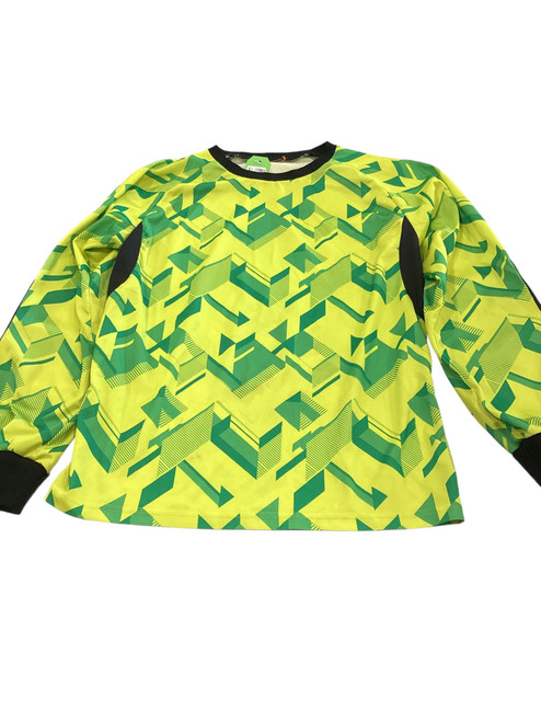 Used Brava LIME AND GREEN GOALIE SHIRT Soccer Goalie Top Yth Green LG 11884-S000048974