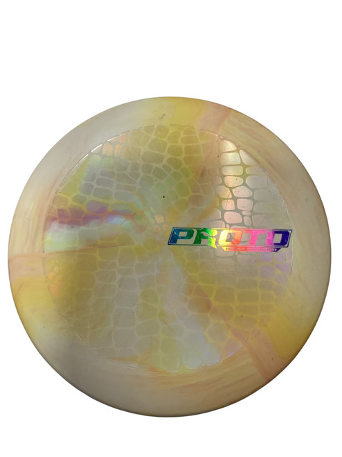 Used Discraft RW PROTO PUTTER Disc Golf Putter Yellow 11884-S000048979