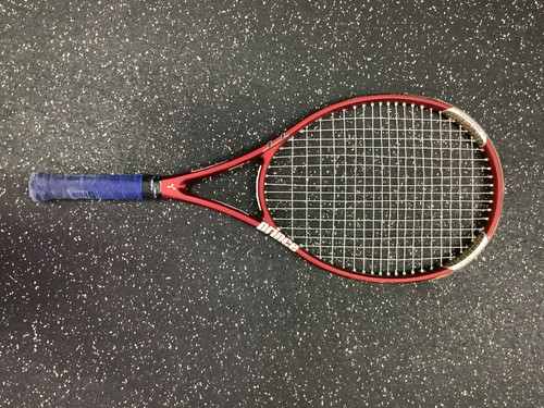 Vist Large View of Product Image Which is Used Prince TRIPLE THREAT TUNGSTEN Adult Tennis Racquet Red Unknown