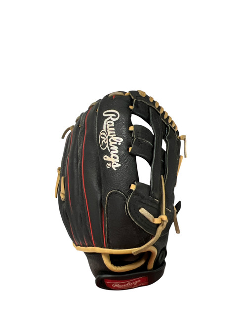 Used Rawlings HIGHLIGHT SERIES BB/SB Glove RH Throw Black 11 1/2" 11885-S000185993