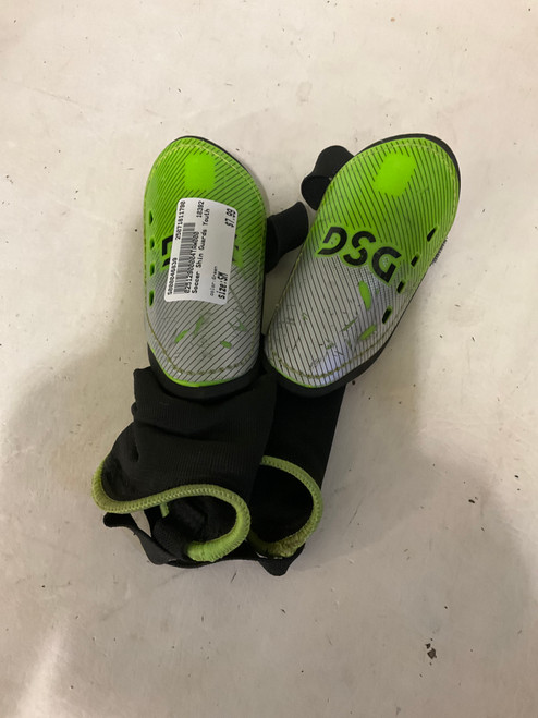 Vist Large View of Product Image Which is Used Soccer Shin Guards Youth Green SM