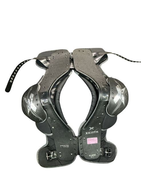 Vist Large View of Product Image Which is Used Xenith PRO ALL PURPOSE FB Shoulder Pads Black XL