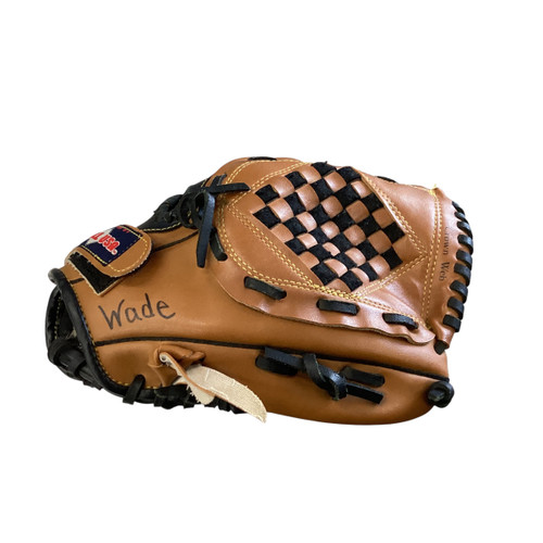 Vist Large View of Product Image Which is Used T-BallUsa GLOVE BB/SB Glove RH Throw Brown 10"
