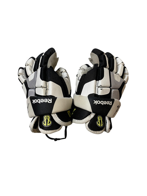 Vist Large View of Product Image Which is Used Reebok ZG3 Lacrosse Gloves Junior Black 10" 11706-S000358252