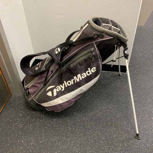 Vist Large View of Product Image Which is Used Taylormade Mens Stand Bag Grey 11762-S000066241