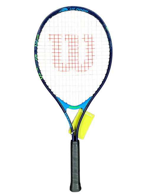 Vist Large View of Product Image Which is Used Wilson US OPEN Adult Tennis Racquet Royal Blue Unknown