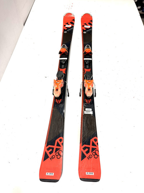 Vist Large View of Product Image Which is Used Rossignol EXPERIENCE E80 Mens DH Ski/Binding Black 152 cm 11860-S000294393