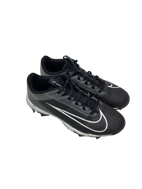 Vist Large View of Product Image Which is Used Nike VAPOR EDGE Jr FB Cleats Black And Grey Junior 06 11347-S000251318