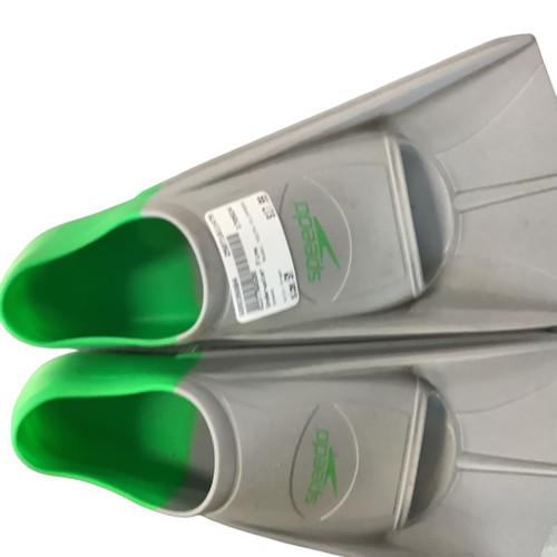 Vist Large View of Product Image Which is Used Speedo YOUTH FLIPPERS Underwater Fins Green SM