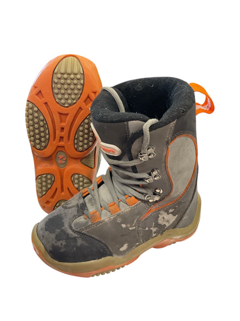 Used Kemper YOUTH SNOWBOARD BOOT Boys Snowboard Boots Black Junior 02 11856-S000021281