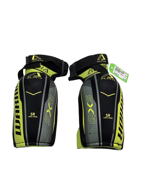 Used Warrior ALPHA QXS Senior Elbow Pads LG 11347-S000251364