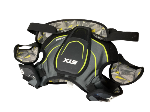 Vist Large View of Product Image Which is Used STX STALLION 200+ Lacrosse Shoulder Pads Black LG 11613-S000163926