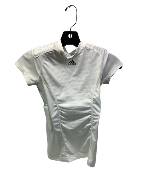 Vist Large View of Product Image Which is Used Adidas PADDED COMPRESSION SHIRT FB Shoulder Pads White LG 11347-S000251371