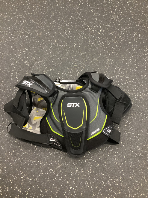 Vist Large View of Product Image Which is Used STX STALLION 200 Lacrosse Shoulder Pads Black SM 11162-S000432281