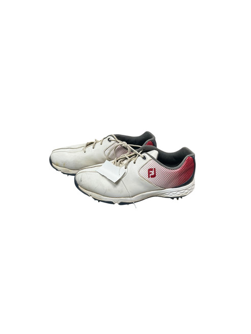 Vist Large View of Product Image Which is Used Foot Joy Mens Golf Shoes White Senior 5