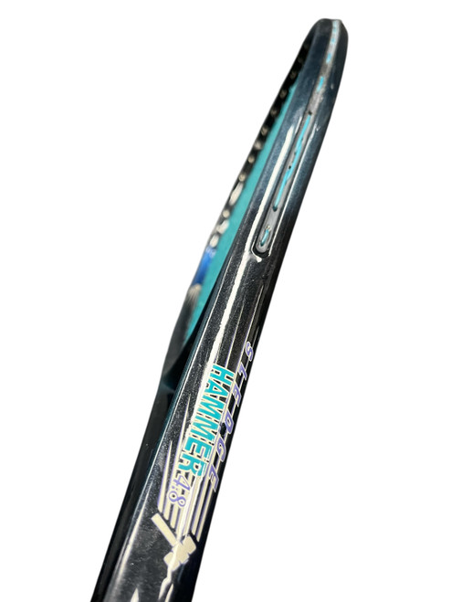 Vist Large View of Product Image Which is Used Wilson SLEDGE HAMMER 48 Adult Racquetball Racquet Teal 4 3/8" 11789-S000038158