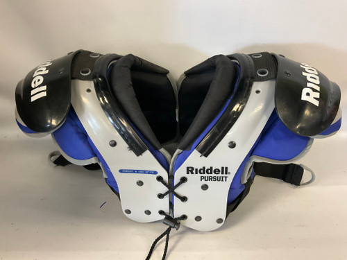 Vist Large View of Product Image Which is Used Riddell PURSUIT YOUTH FB Shoulder Pads Grey MD 11852-S000025663