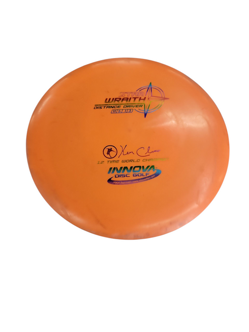 Used Innova WRATH STAR Disc Golf Driver Orange 11708-S000181167
