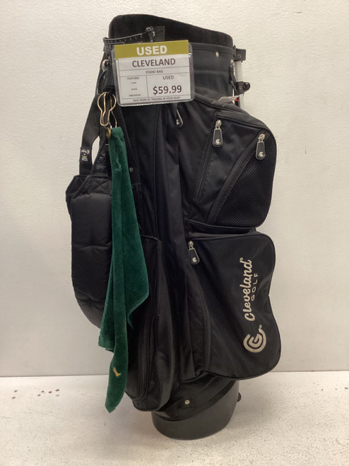 Vist Large View of Product Image Which is Used Cleveland Mens Stand Bag Black 11443-S000195979