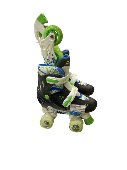 Vist Large View of Product Image Which is Used NEON SKATES Junior Rec Fitness Skates Black Adjustable