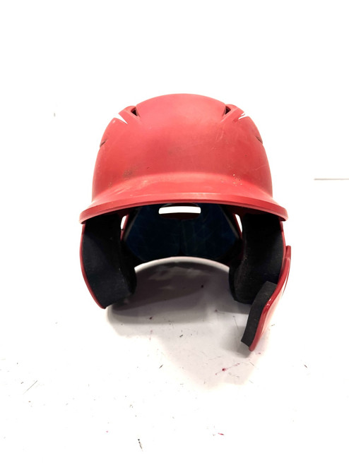Vist Large View of Product Image Which is Used Easton ELITE 7 1/8- 7 1/2 Batting Helmet No Mask Red One Size 11860-S000294402
