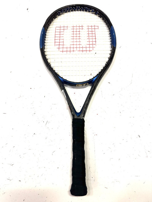 Vist Large View of Product Image Which is Used Wilson HAMMER 4 Adult Tennis Racquet Black 4 1/4" 11860-S000294413